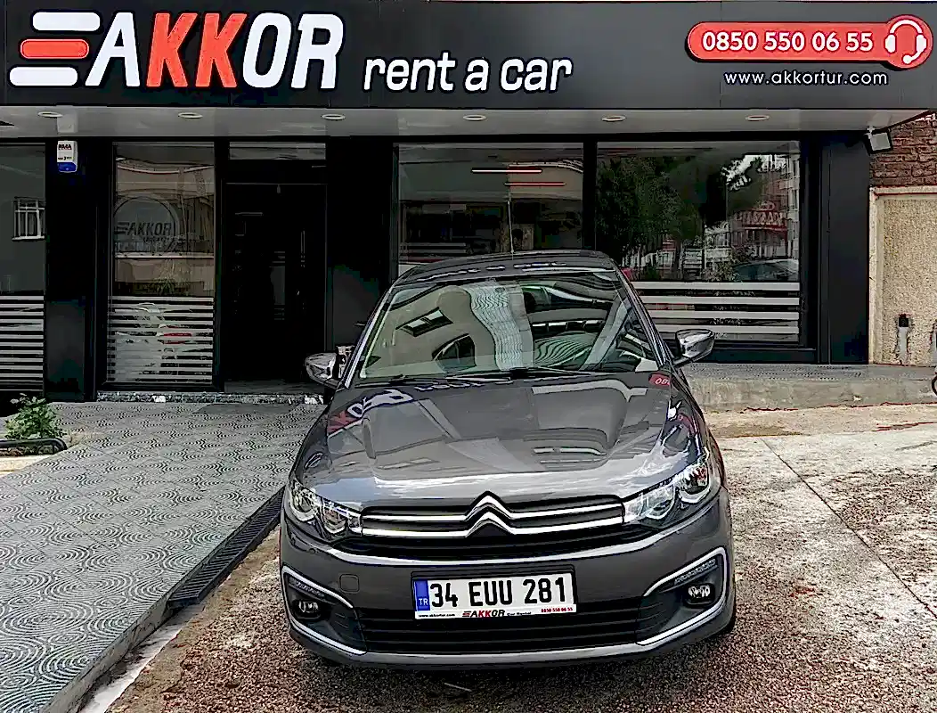 CITROEN C-ELYSEE DİZEL MANUEL KİRALAMA